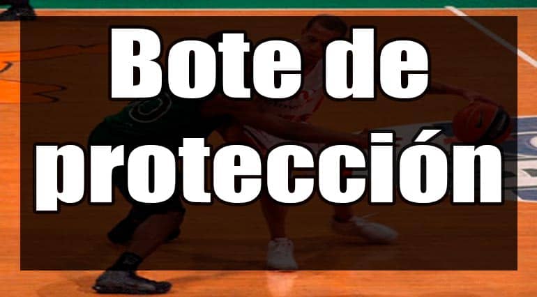 bote de protección baloncesto